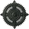 Ekena Millwork Haylynn Medallion (Canopies up to 1 1/4"), 29 1/8"OD x 1 1/4"ID x 4"P, Painted Turtle Crackle CM29HYPTC - alternate 1